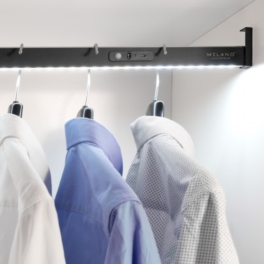 Kledingstang Kast, Uittrekbare Kledingstang 43–173 CM, Kledingstangen voor Kledingkasten, Wasruimtes en Campers, Goud