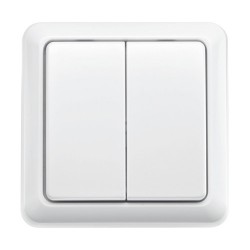 Interrupteur mural sans fil double AWST-8802