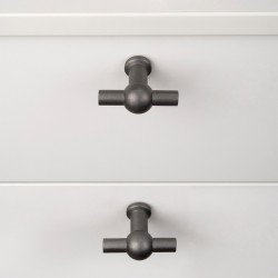 Cabinet knob Beirut dark gray 50 mm
