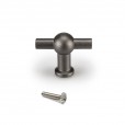 Cabinet knob Beirut dark gray 50 mm