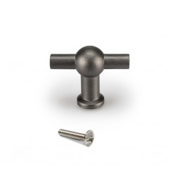 Cabinet knob Beirut dark gray 50 mm