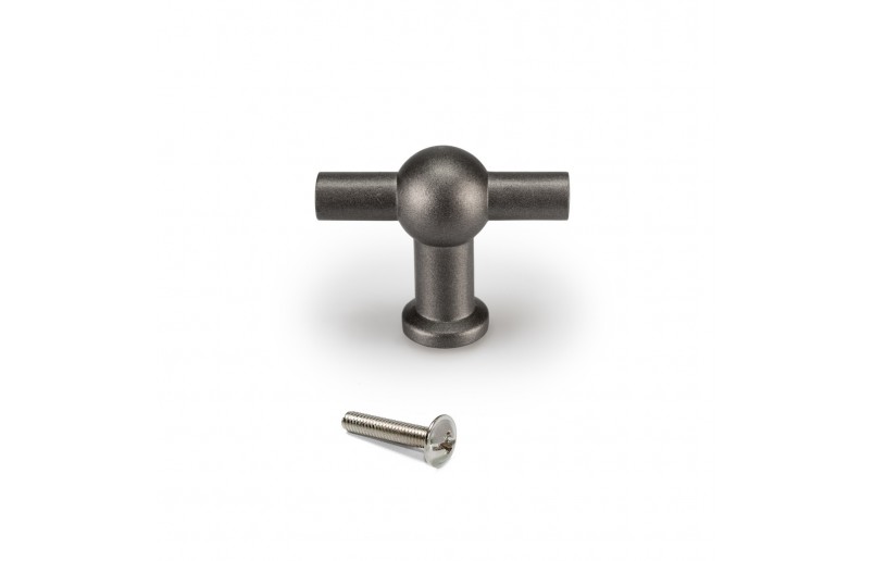 Cabinet knob Beirut dark gray 50 mm