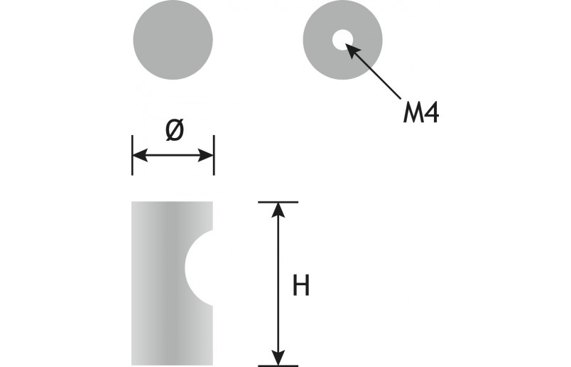 Culasse alu satin 25 mm