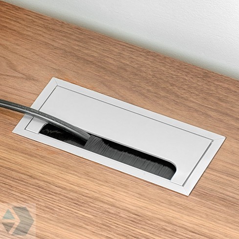 Entrée de câble rectangulaire en aluminium 160x80 mm