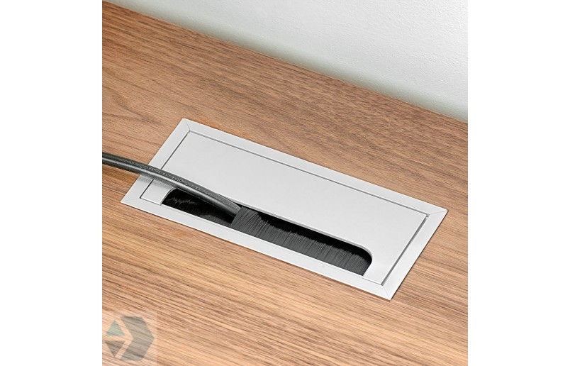 Entrée de câble rectangulaire en aluminium 160x80 mm