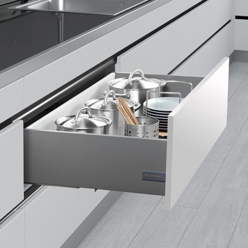 Kit de tiroirs Slimbox hauteur 170 mm anthracite