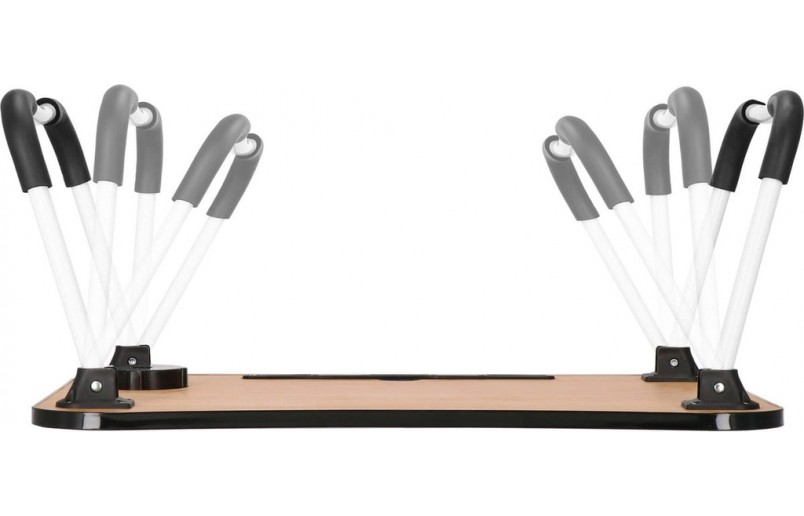 Table pliante pour ordinateur portable Noir - Table de chevet robuste - table pliante avec support pour tablette