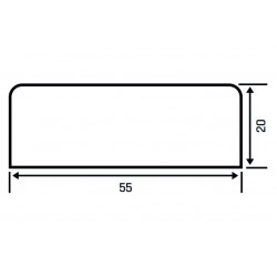 Patin de meuble en plastique 50 mm
