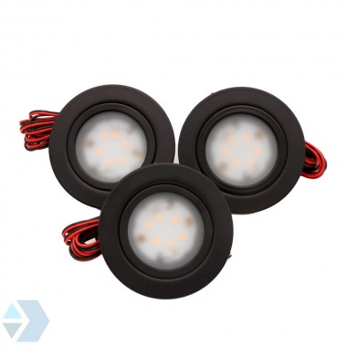 2 Mini Spots LED Sur Pied Rotatif - Blanc 6000K - Alimentation USB 5V - Pour Vitrine, Armoire à Bijoux, Décoration