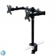 Monitor arm (standaard) met twee armen voor werk- en bureaubladen Monitor arm (standaard) met twee armen voor werk- en bureaubladen