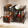 Opbergrek organizer wit en zwart XL = 28 cm breed Opbergrek organizer wit en zwart XL = 28 cm breed