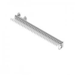 Servetto Tie Holder transparent/aluminum