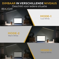 Bureaulamp Leeslamp zwart flexibel in gebruik