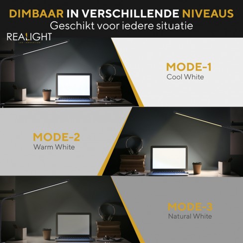 Desk lamp Reading lamp black flexible