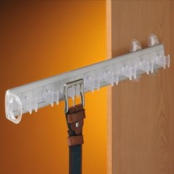 Servetto belt holder transparent/aluminum