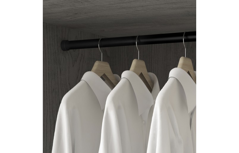 Tringle à vêtements / tube de penderie rond chromé