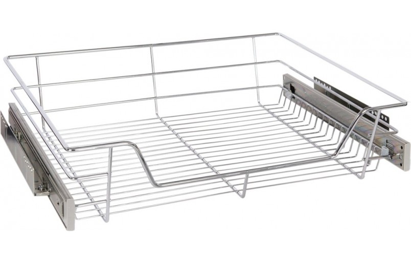 Draadmand / schuiflade Eleganca met zelfsluitende zijgeleiding voor kastfront 500 mm