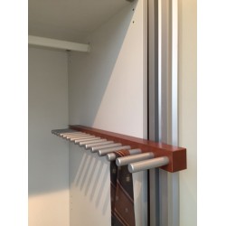 Porte-cravate extensible en bois