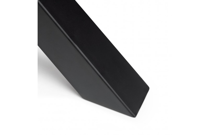 Pieds de table en croix noirs, hauteur 695 mm, largeur 697 mm, paquet de 2