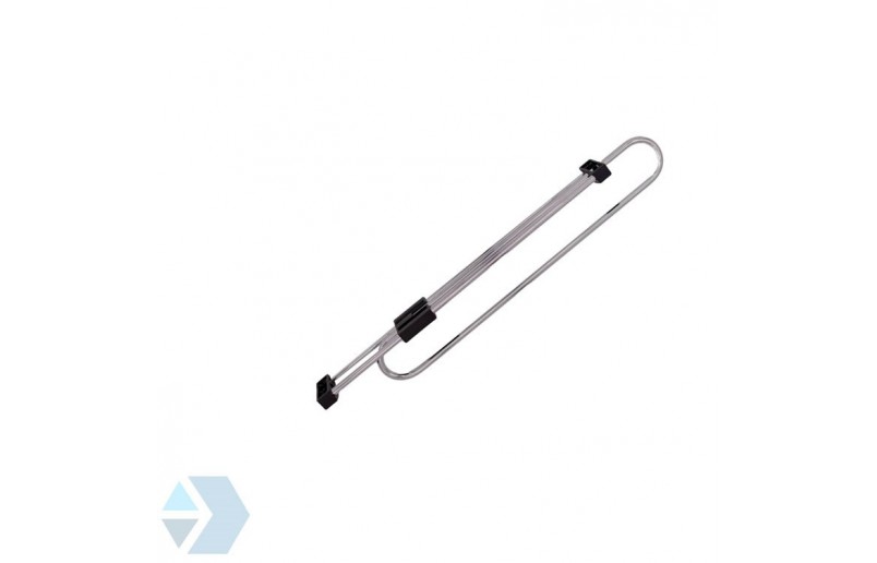 Garderobestang uittrekbaar chroom