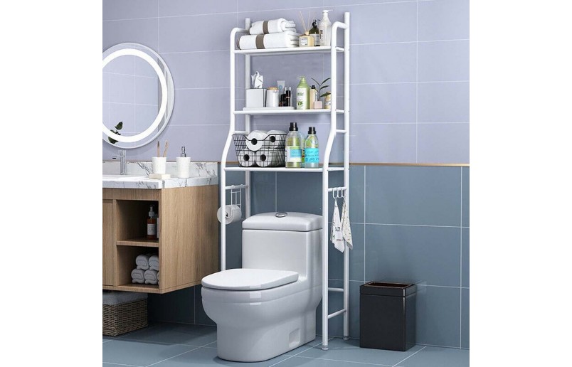 Machine à laver - support de rangement pour les toilettes