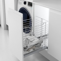 Panier de lavage en acier chromé pour montage frontal