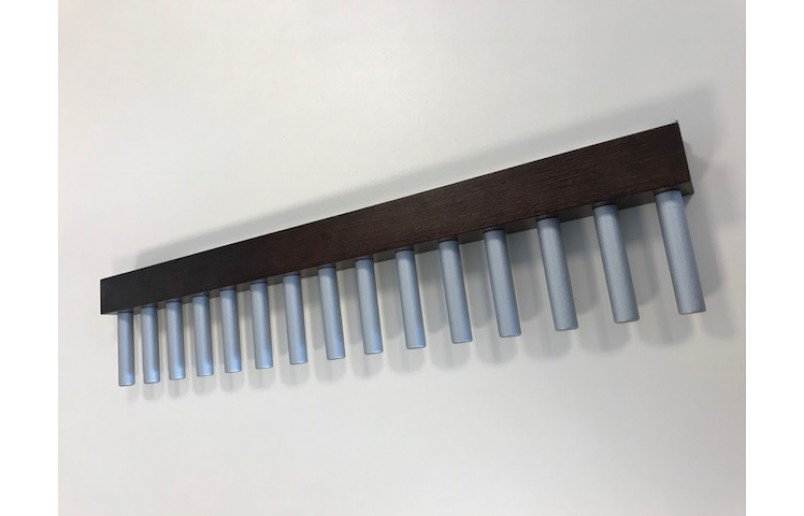 Porte-cravate extensible en bois