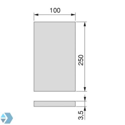 Feutre de protection brun auto-adhésif