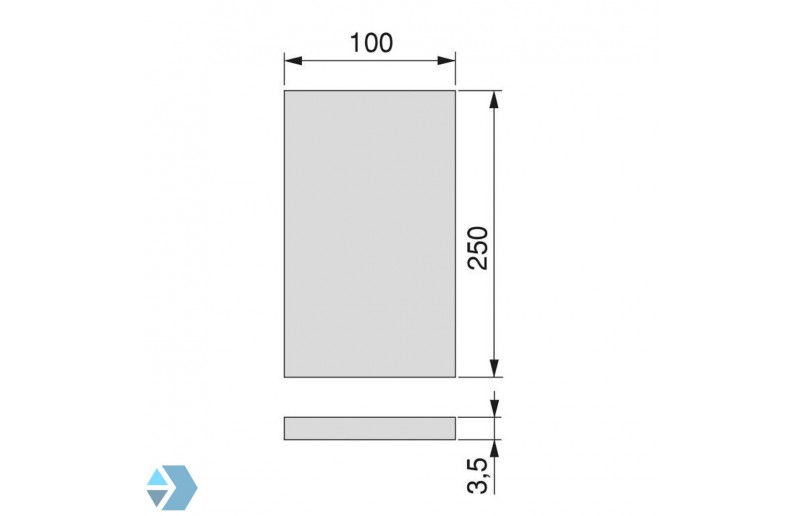 Feutre de protection brun auto-adhésif