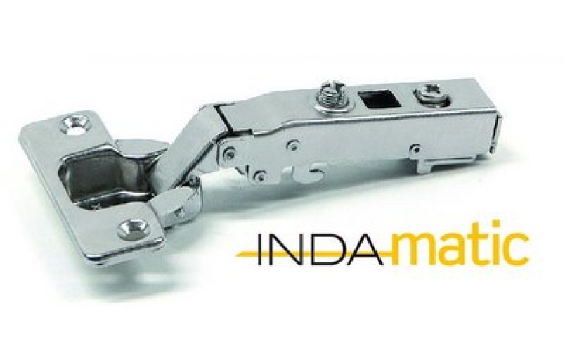 Recessed hinge with sofclosing