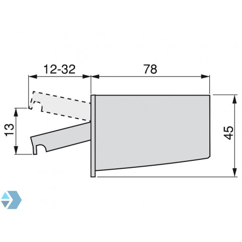 Kit de suspension d'armoire en acier