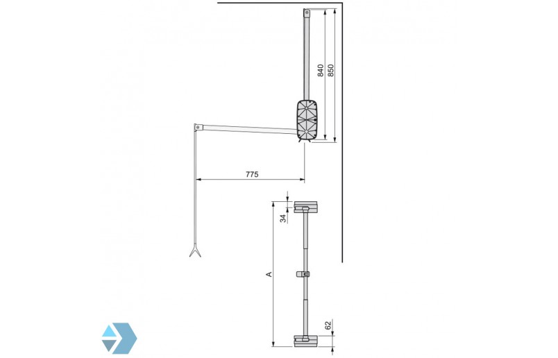 Kledinglift  design Wit 12kg - KLD