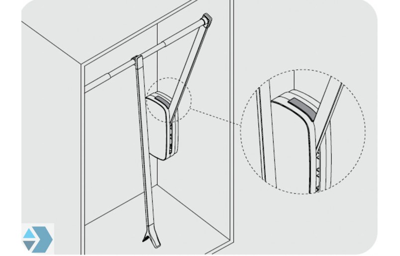 Kledinglift  design Wit 12kg - KLD