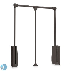 Lève-vêtements de couleur moka, capacité de charge de 12 kg