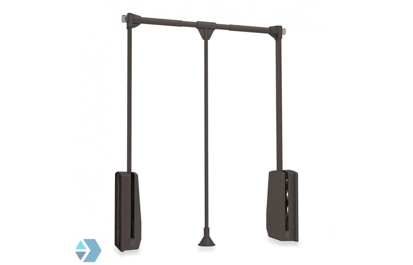 Lève-vêtements de couleur moka, capacité de charge de 12 kg