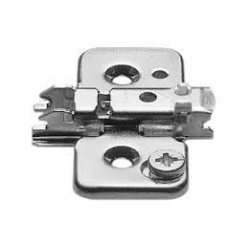 Recessed hinge with sofclosing