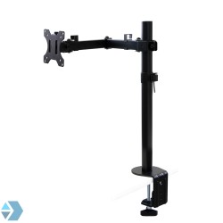 Single-arm monitor stand for work and desktop applications