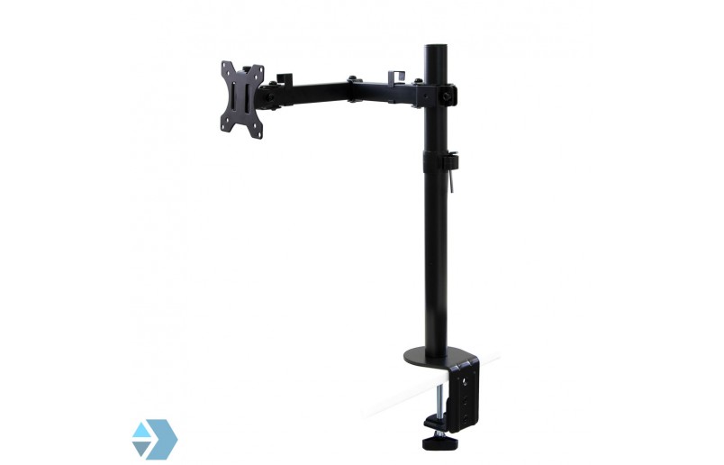 Single-arm monitor stand for work and desktop applications