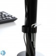 Monitor arm (standaard) met twee armen voor werk- en bureaubladen Monitor arm (standaard) met twee armen voor werk- en bureaubladen