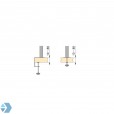 Monitor arm (standaard) met twee armen voor werk- en bureaubladen Monitor arm (standaard) met twee armen voor werk- en bureaubladen