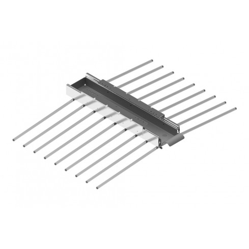 Uittrekbaar pantalonrek Excellent voor 18 pantalons antraciet