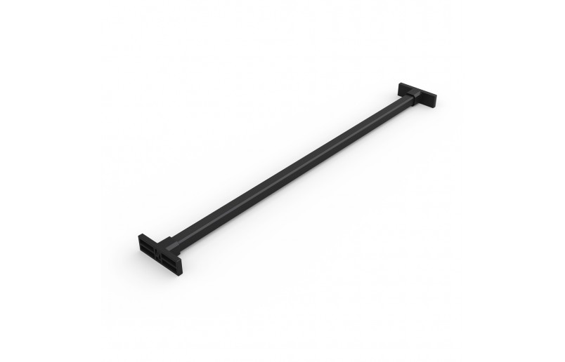 Porte-pantalon extractible de luxe noir, en 3 largeurs réglables