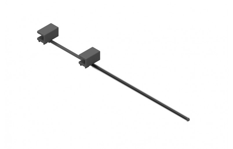 Extra beugel voor luxe broekenhouder PH522- antraciet/zilver