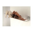 Porte-chaussures (support) chromé réglable en largeur Porte-chaussures (support) chromé réglable en largeur