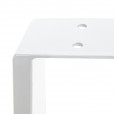 Table legs white 720 mm high, width 600 mm, set of 2 pieces