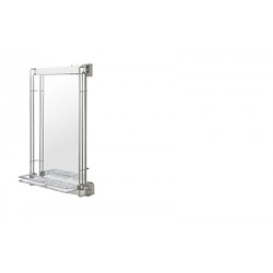 Miroir coulissant (maquillage) avec plateaux de rangement